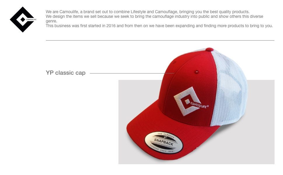 Camoulife Hunting Outdoor YP Structured Trucker Mesh Baseball Camo Camouflage Cap