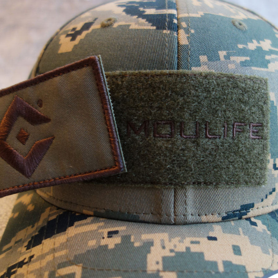 Removable velcro patches